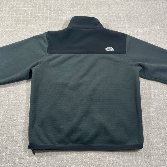 Vintage The North Face Black & Gray Size XL Denali Style Full Zip Jacket - Picture 6 of 8